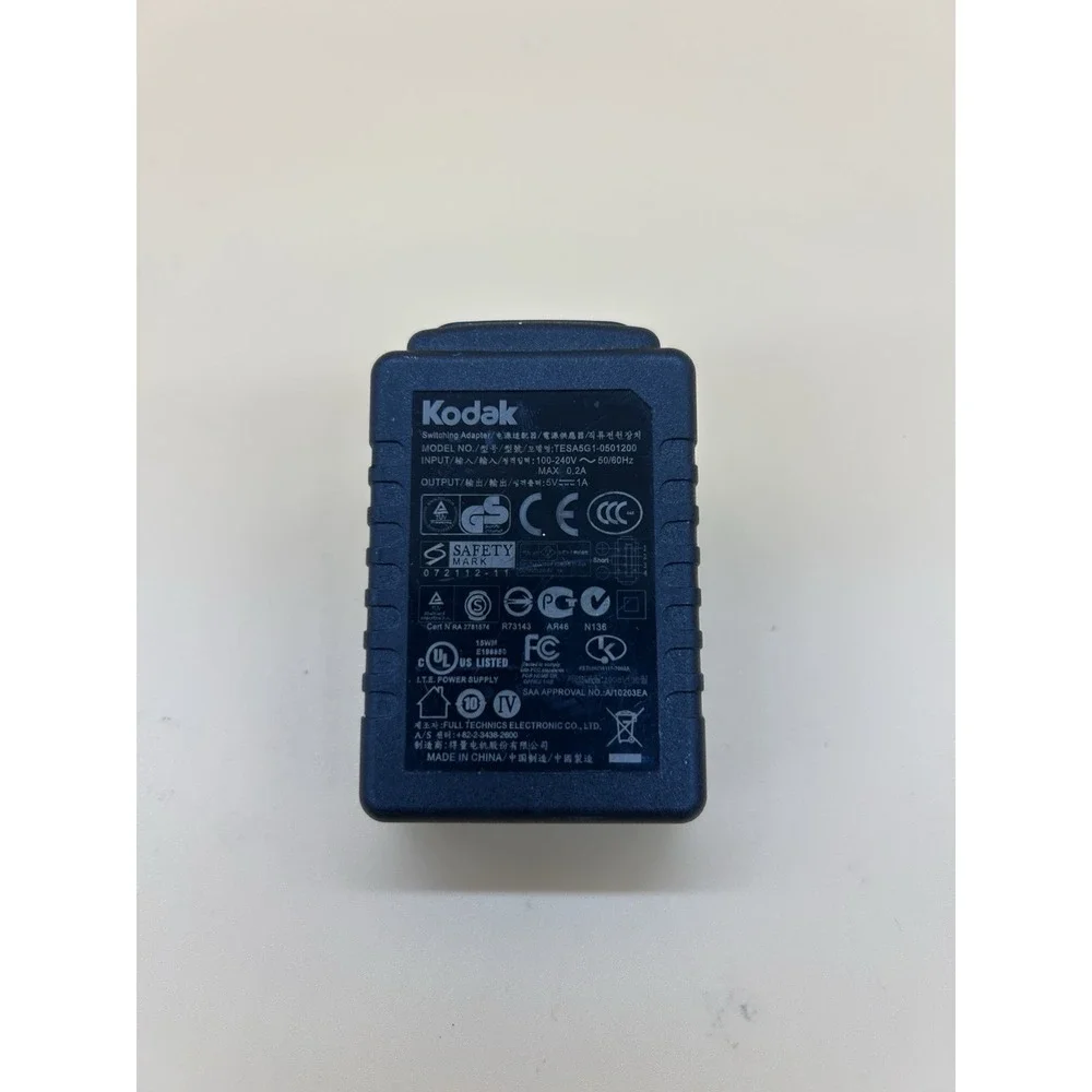 Kodak TESA5G1-0501200 USB Wall Charger Adapter 5V 1A Black OEM Camera Power